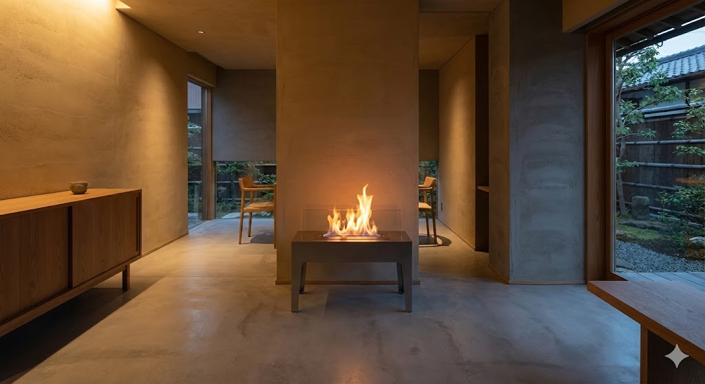Modern Space with Eco Fire